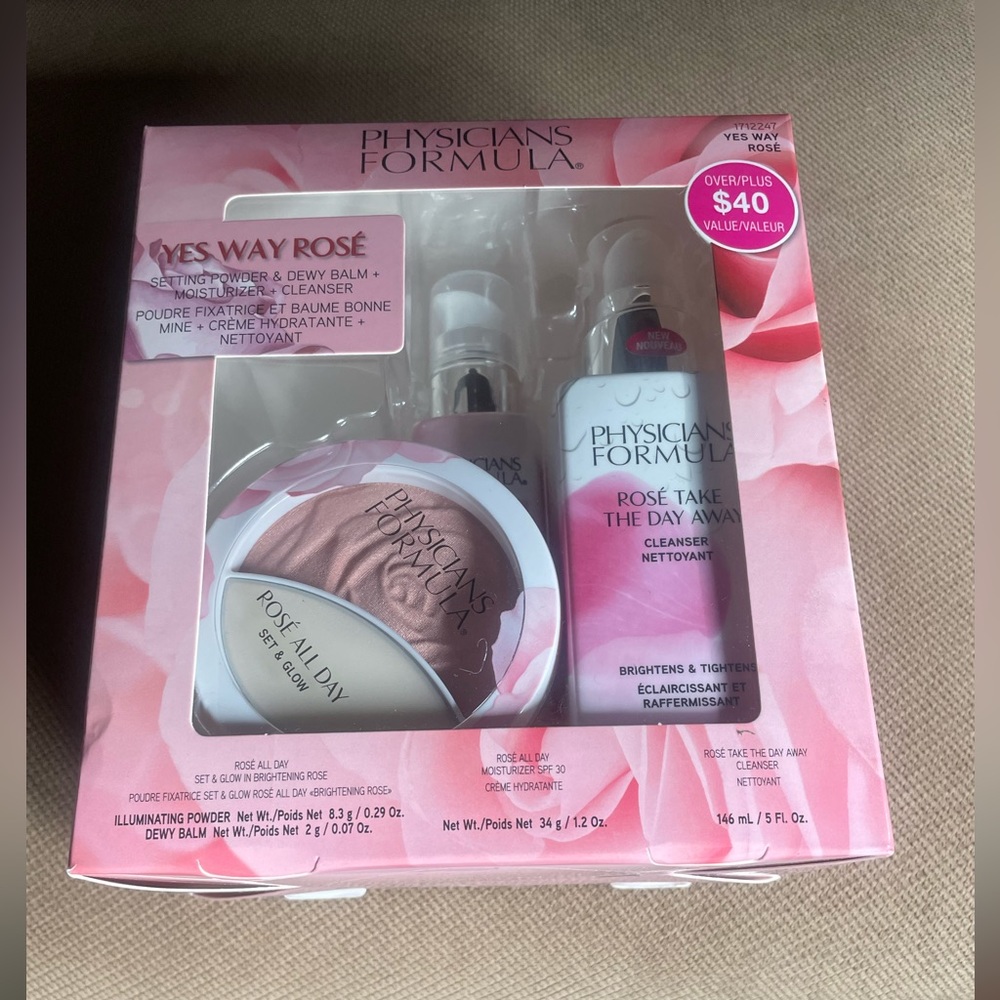 Physicians Formula Yes Way Rose box set/ NEW sealed in original box